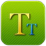 text sizer android application logo